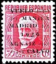 Spain 1936 Characters 30 CTS Red Edifil 741